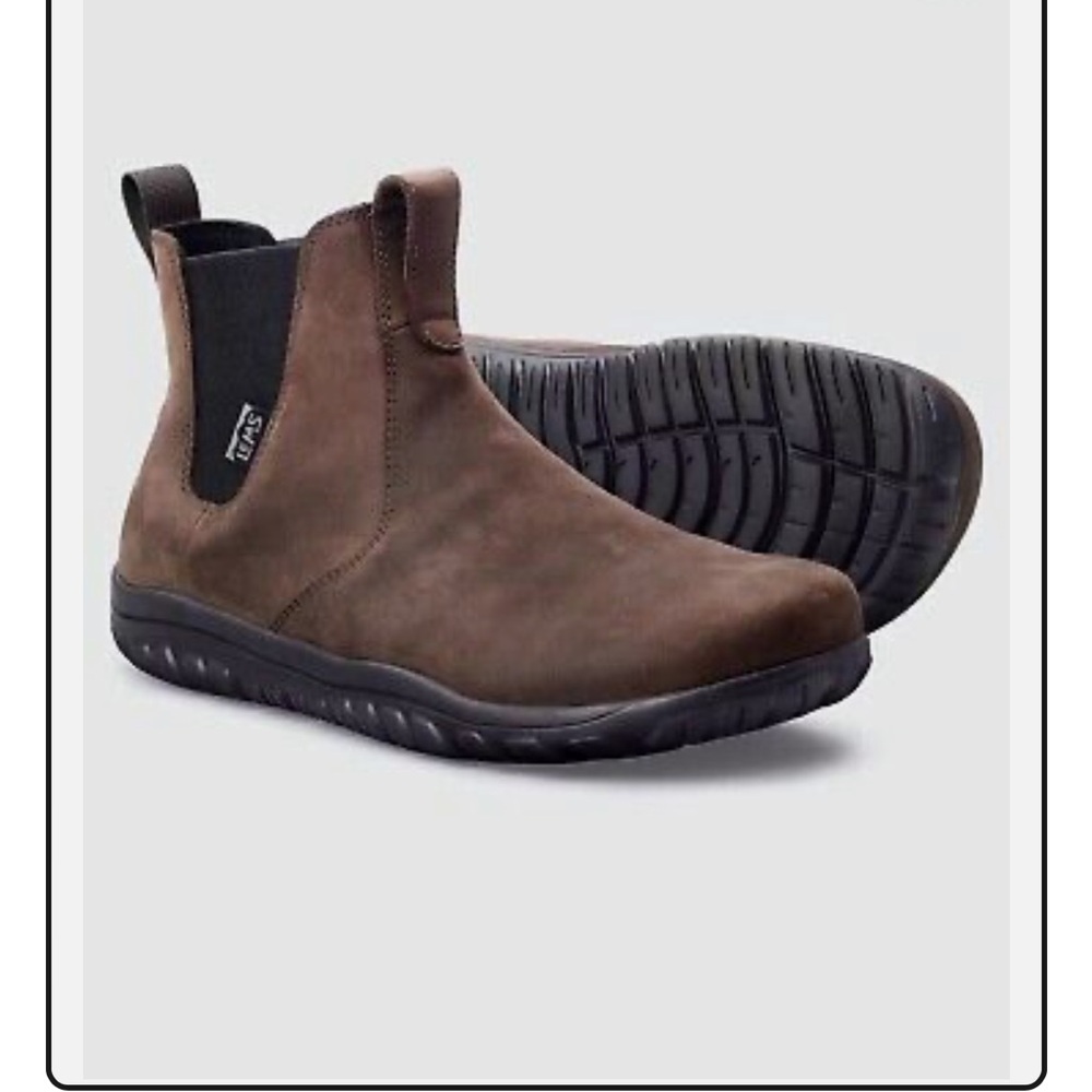 Lems Chelsea Boots WP Waterproof Espresso Brown Leather Men’s 10 NWT